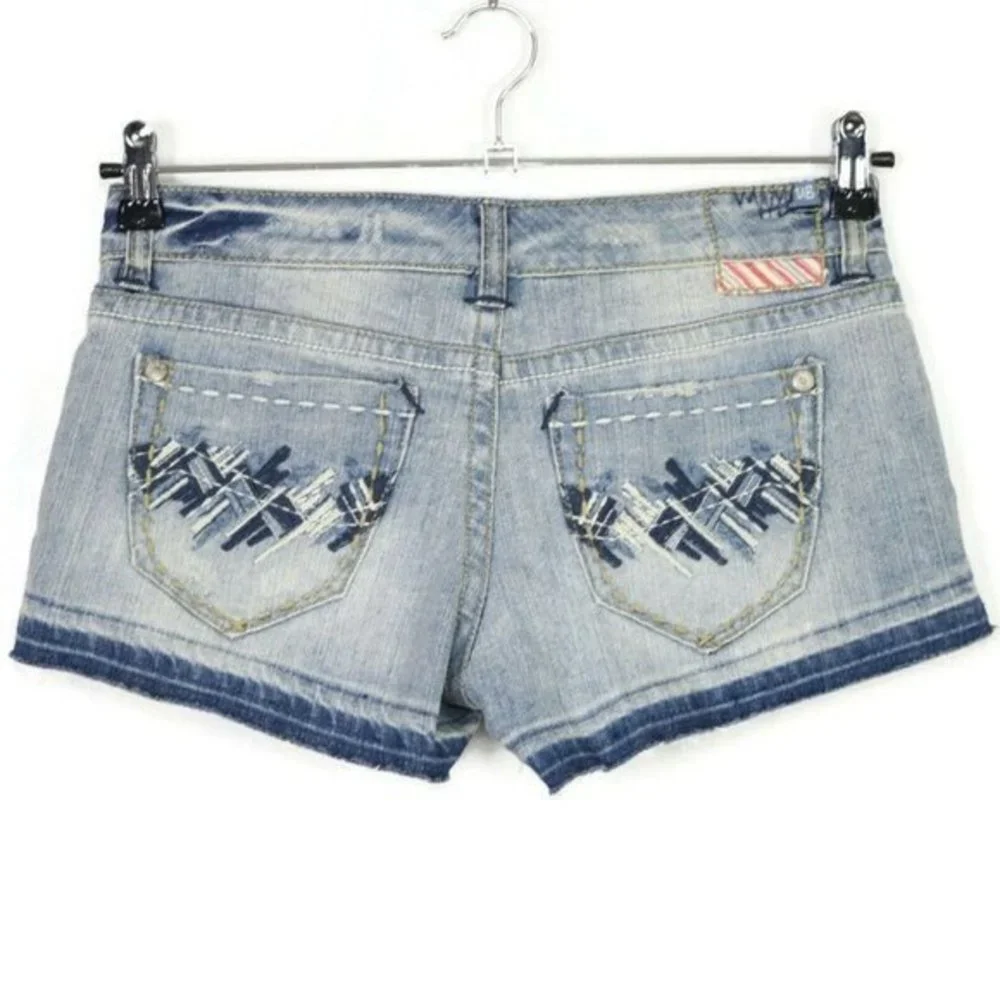 Unionbay‎ Cut Off Jean Shorts Distressed Stretch Frayed 5